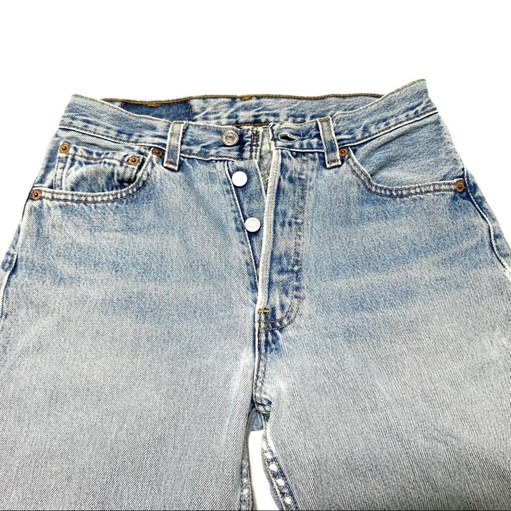 Vintage Levi’s 501 Button Fly W28 L34 #6501-0193